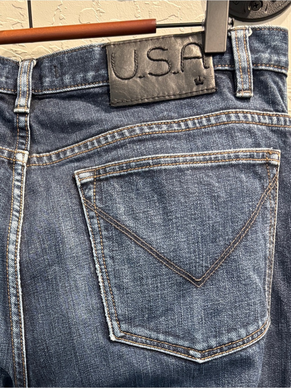 John Varvatos USA Dark Blue Relaxed Jeans